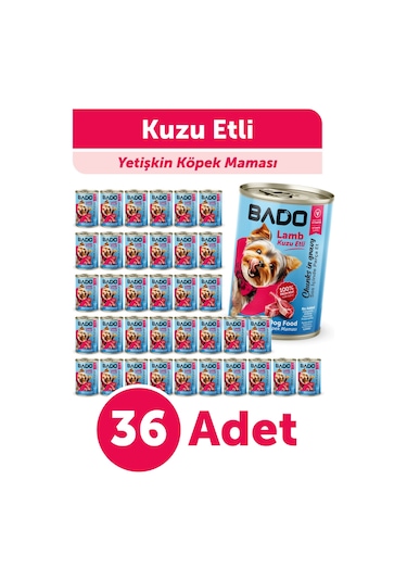 Bado Yetişkin Yaş Köpek Maması Kuzu Etli 400gr 36'lı