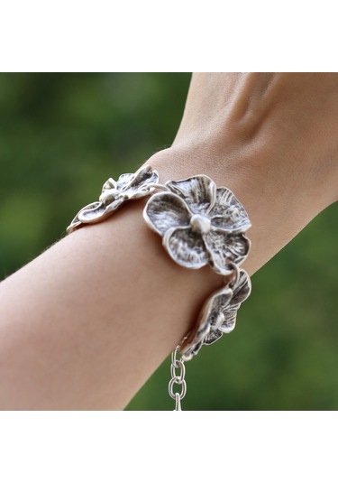 Primerocollection Gümüş Kaplama Bileklik N11.67960 Gri