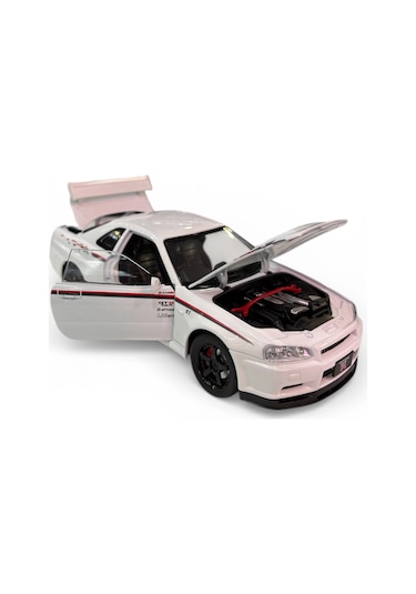 Hobbiez World 1/24 Nissan Gtr R34 - Nismo White