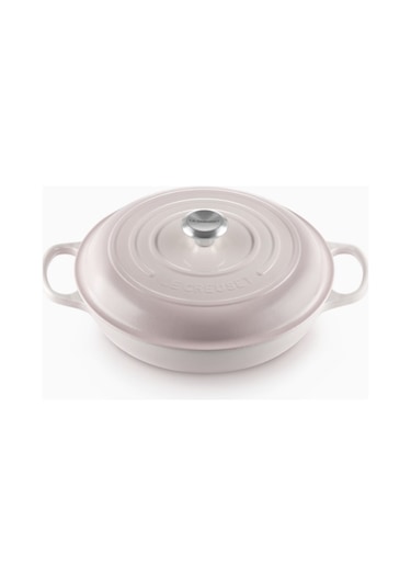 Le Creuset Gourmet Profesyonel Lüks Döküm Tencere Açık Pembe 30 Cm