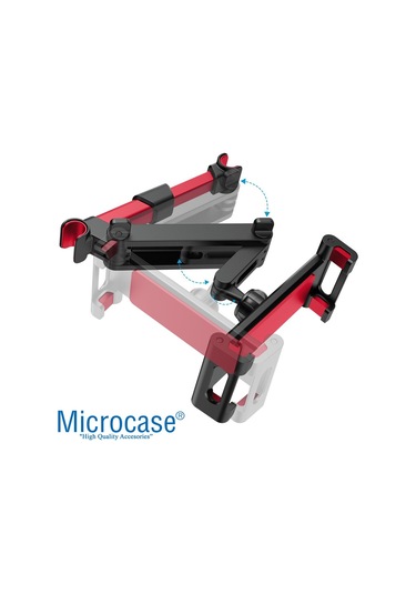 Microcase Koltuk Arkası Tablet Telefon Tutucu Kırmızı-Syh Al2899