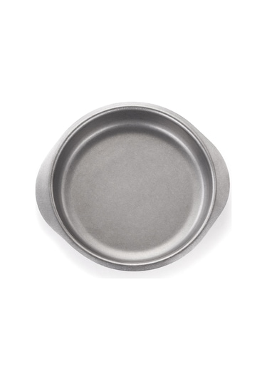 Tenfowee Paslanmaz Çelik Kamp Yemek Tabak - Outdoor, Piknik Ve Barbekü İçin Pratik Taşıma Kabı Gümüş