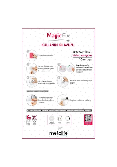 Okyanus Home Magic Fix Sihirli Yapışkan Siyah Saç Kurutma Makine Askısı Siyah