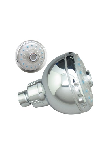 Geeksen Renkli Flaş Işıklı Led Duş Başlığı 3 Ayarlı Yağmur Duş Başlığı Ayarlanabilir Banyo Duş Başlığı Cilalı Krom Banyo Yağmur Duş Başlığı Değiştirme Diğer