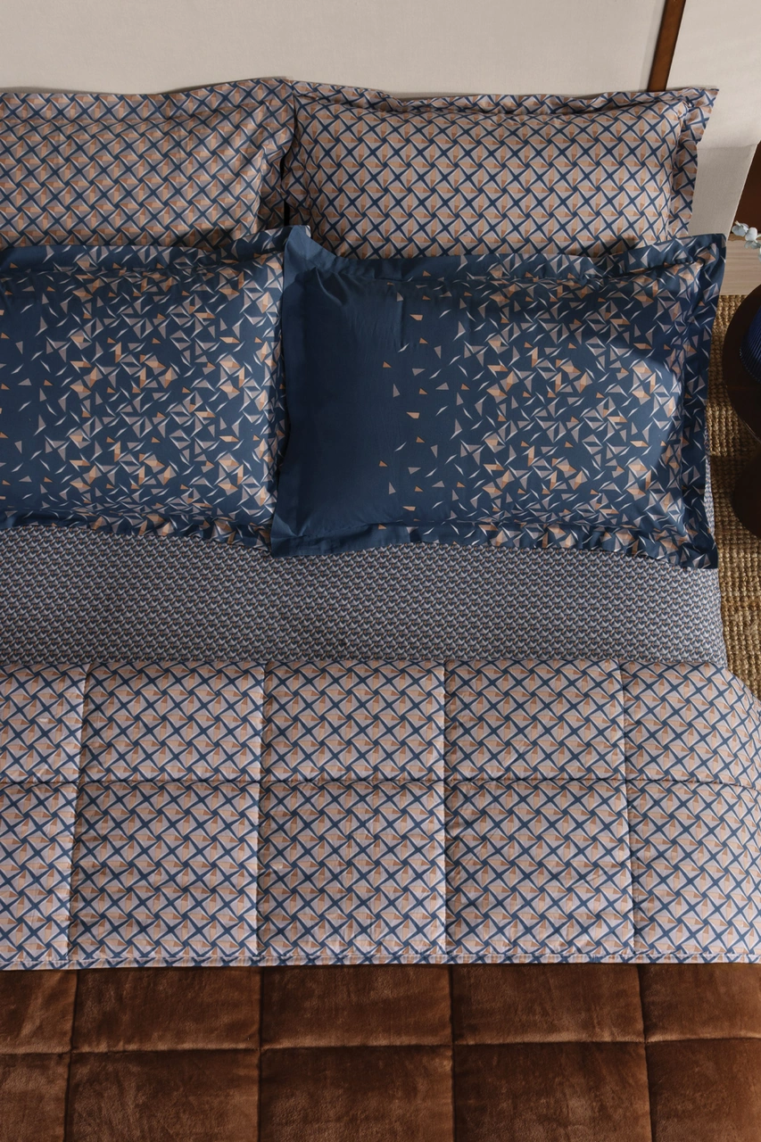 Puffy Gretel Çift Kişilik Threefy Uyku Seti - Camel