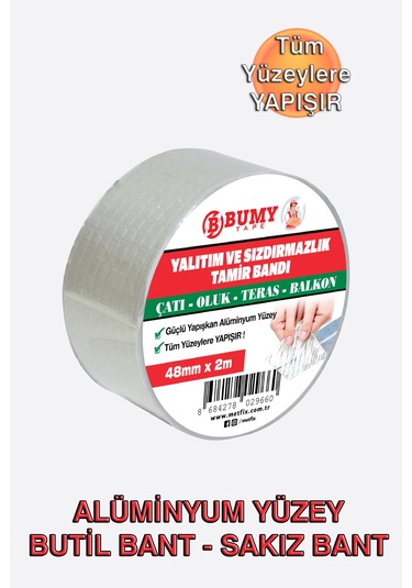 Yalıtım Ve Sızdırmazlık Tamir Bandı 48mm X 2mt