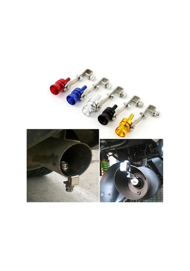 Symbee Araba Egzos Borusu Turbo Sesli İhbarcısı - Aluminyum Konstruksiyonlu, Kolay Kurulum, Siyah