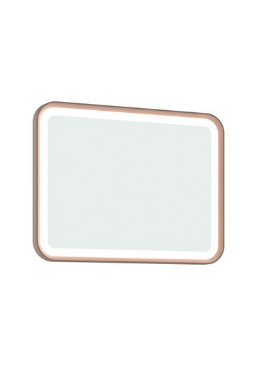 Patara Dikdörgen Led Ayna 85x65cm Mat Cappuccino Cam