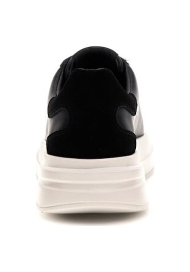 Guess Erkek Elban Deri Kalın Tabanlı Sneaker - Siyah 4182878