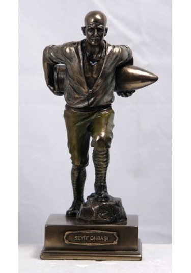 Wıse Seyıt Onbası Bronz Dekoratif Hediyelik Ev Ofis Aksesuarı