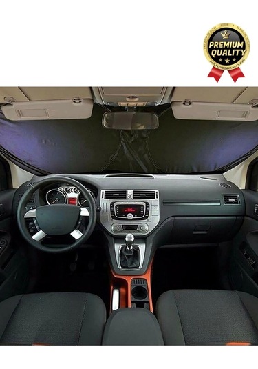 Ultra Dayanıklı Katlanabilir Ve Taşınabilir Uv Işık Engelleyici Çift Katmanlı Ön Cam Araba Güneşliği