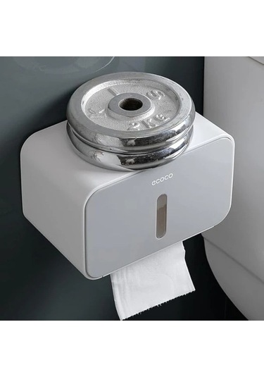 Fastbuy Gripli Küçük Şeffaf Pencere Tutucu, Kendinden Yapışkanlı Gri Duvar Montajı Tuvka Kağıdı Tutucu Gri