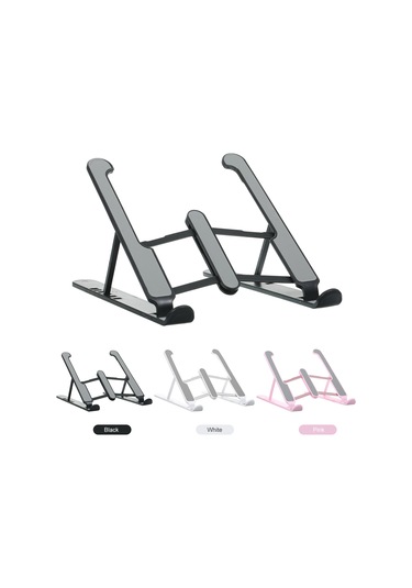 Singree Katlanabilir 6 Seviyeli Taşınabilir Dizüstü Bilgisayar Standı - Hafif Metal Yapı Ve Soğutma Özelliği