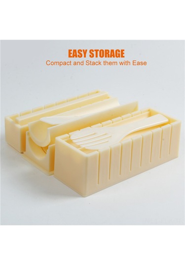 Xindoker Mutfak İçin 10 Parça Çeşitli Şekillerde Kalp, Daire, Dikdörtgen Sushi Ve Zırh Yapımı Seti - Sağlıklı Plasti K Materyal - Kolay Kullanim - Hediye Paketi Diğer