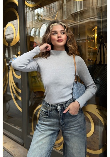 Yarım Balıkçı Şardonlu Fitilli Bluz