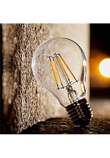 Osram Ledvalue 6,5W (60W) Rustik Led Ampul Sarı 2700K - E27 Duy