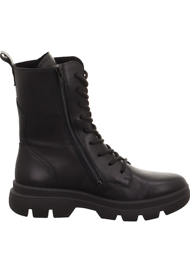 Legero 2-000290 Angelina Kadın Siyah Deri Gore-tex Bot Siyah