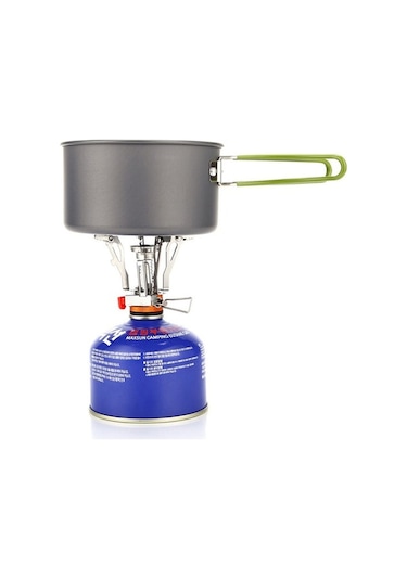 Ultralight Taşınabilir Mikro Kamp Ocağı Sırt Çantalı Çok Renkli