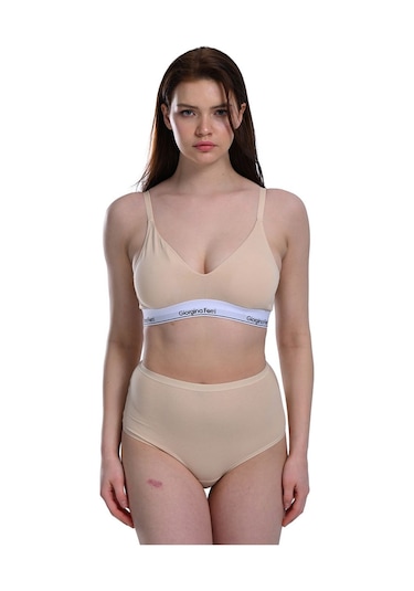 Likralı 5'li Kutu Premium Günlük Kullanıma Uygun Yüksek Bel Külot Berry G-007 B Resimdeki Renk