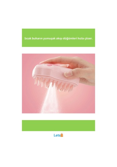 Sevimli Pati Tasarımlı Buharlı Tarak İle Kedinizin Tüylerini Rahatça Temizleyin