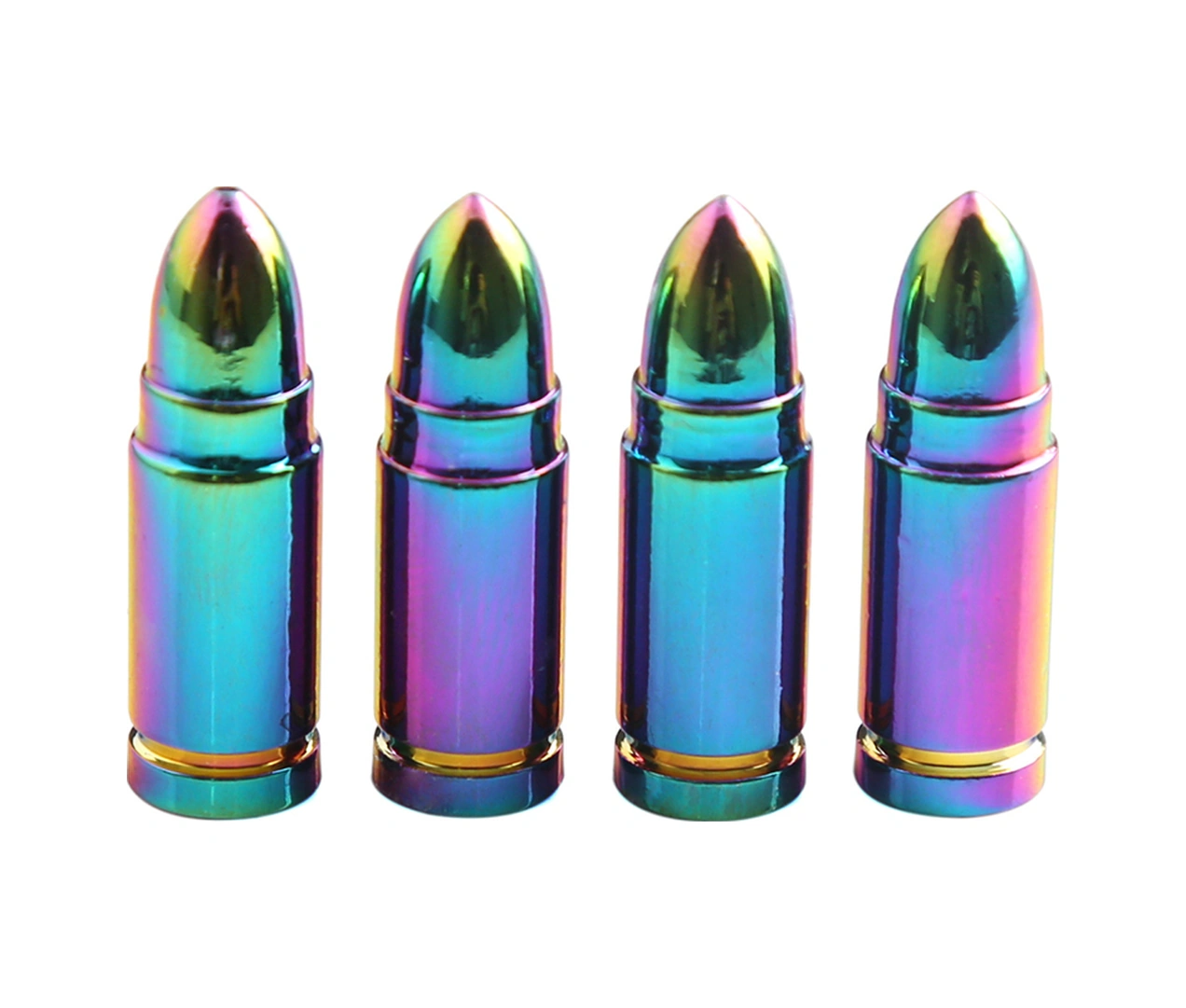 Padalink Alüminyum Mermi Tipi Fren Valfi Kapağı, Amerikan Standartı, Renkli, Araç-suv-motosiklet-bisiklet Uyumlu, Dayanıklı, Kir Ve Nem Koruma