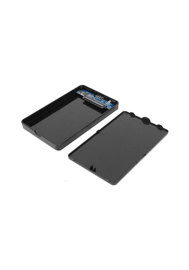 Maxgo 2.5 İnç Usb 3.0 Sata Harddisk HDD Kutusu İnce Siyah ve Deri Kılıf