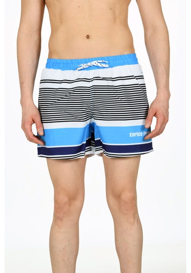 Enrico Ferry Erk Turkuaz Mıcro Hızlı Kuruyan Deniz Şortu Edy2249t