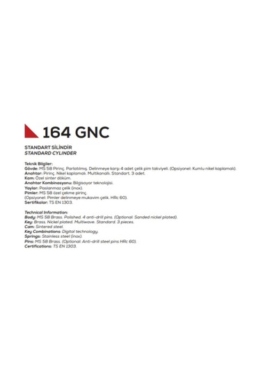 Kale 164 Gnc Cerman Barel 76mm