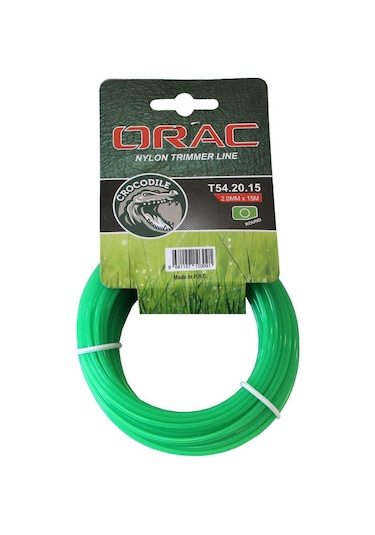 Orac Misina Yuvarlak 2.0mm 15 m Crocodile Yeşil