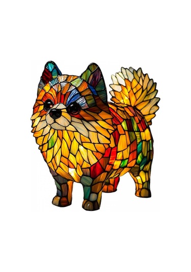 Dachshund Lambası Led Işık Dekorasyonu Puw0518 - Ev Dekorasyonu İçin Sevimli Köpek Gece Lambası Çok Renkli