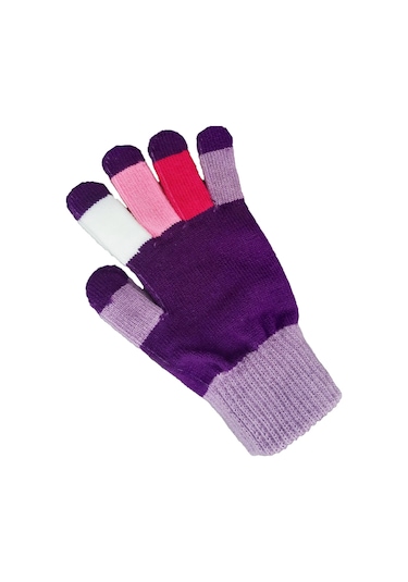 Hepsine Rakip Kız Erkek Triko Eldiven Kışlık Örgü Renkli Unisex