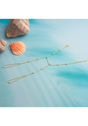 925 Ayar Gümüş Yuvarlak Zirkon Taşlı 2 Parmağa Takılabilen Şahmeran Altın