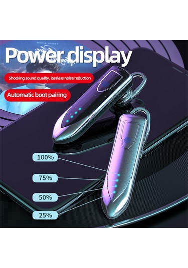 Me-3 Bluetooth 5.0 İş Tarzı Dokunmatik Anahtarlı Bluetooth Kulaklık Siyah