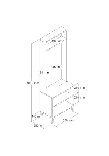Ferniso Mobilya Portmanto Vestiyer Ud