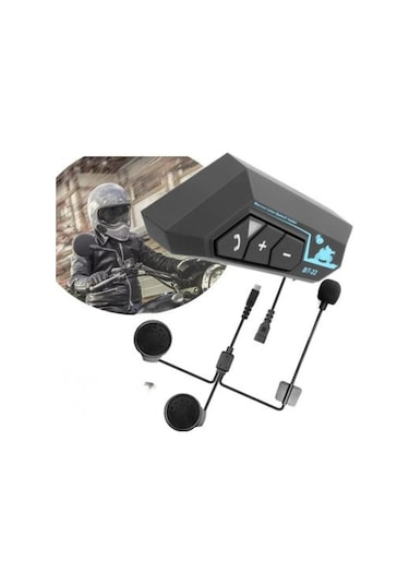 Blackbird Bt-22 Motosiklet Kask Bluetooth Kulaklık & Intercom Seti Kablosuz Müzik Su Geçirmez
