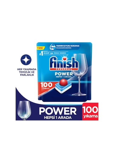Finish Hepsi Bir Arada Max Bulaşık Makinesi Deterjanı 100 Tablet