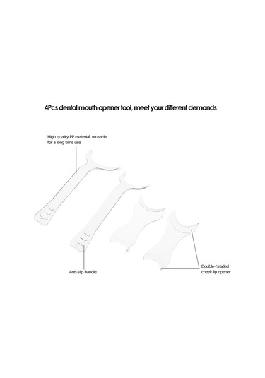 Dudak Yanak Retraktör Seti 4'lü