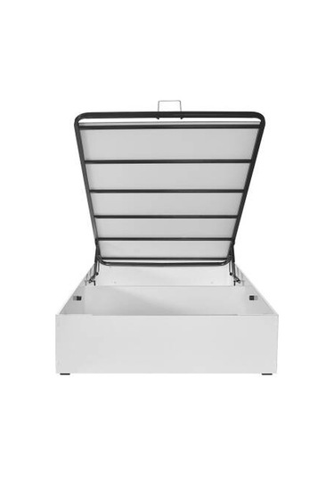 Tek Kişilik Bazalı Karyola-lake Beyaz 127x90x207 Cm Gxyxd