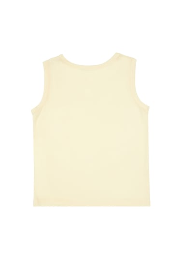 U.S. Polo Assn. Kız Çocuk Limon Kolsuz Basic Tişört 50306215-VR035