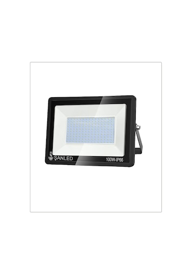 Şanled 100w 9000 Lümen 6500k Beyaz Işık Smd Led Projektör 10'lu