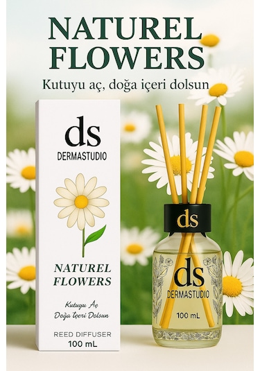 Natural Flowers Kutuyu Aç, Doğa İçeri Dolsun Premium Bambu Oda Kokusu 100 Ml Karışık