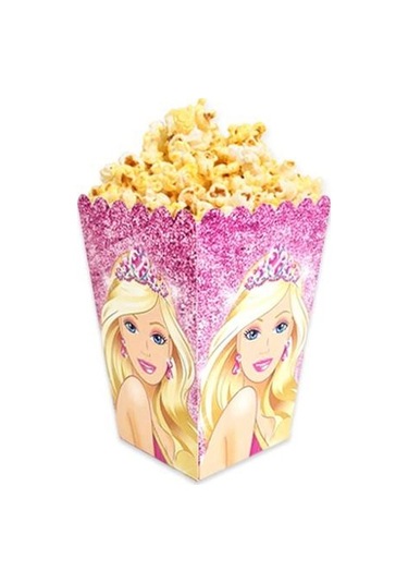 Mısır Kutusu Barbie Temalı Pop Corn 8 Li