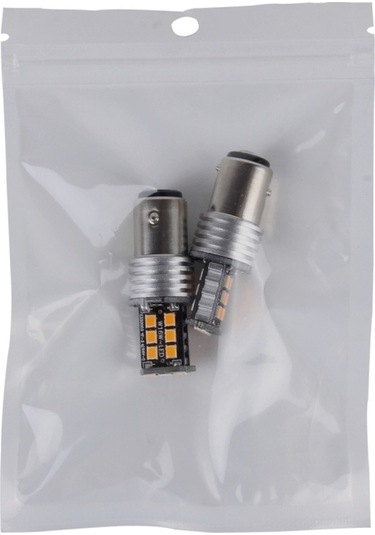 Diğer 2 Adet 1157/bay15d 3w 15 Smd-3528 Led Araba Dönüş Işığı, 12v Dc Sarı Sarı Işık