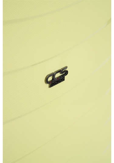 Ççs 5263 Polipropilen Battal Boy Valiz Sari