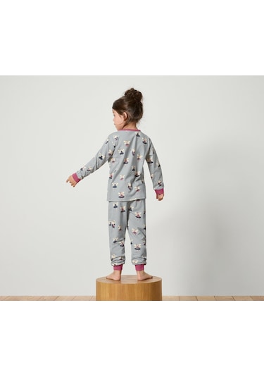Tchibo Kız Çocuk Pijama, 2li Pembe