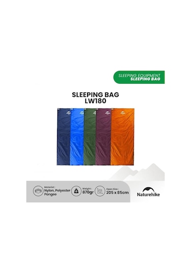 Naturehike Lw180 Mini Uyku Tulumu Blue - Left - M Çok Renkli