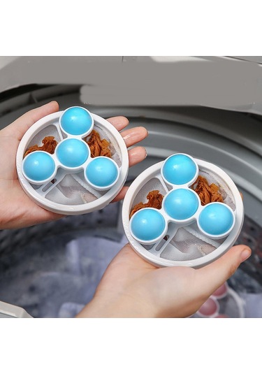 Büro Ev Ofis Yazlık Hijyeni İçin 2adet Çamaşır Makine Tüyü Toplar Yıkanır File Seti Diğer