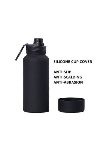 Telefon Manyetik Tutuculu 650ml Spor Şişesi Paslanmaz Çelik Termos Bardak