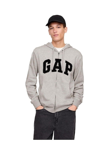 Gap Fermuarlı Sweatshirt - 868454-11788 Gri