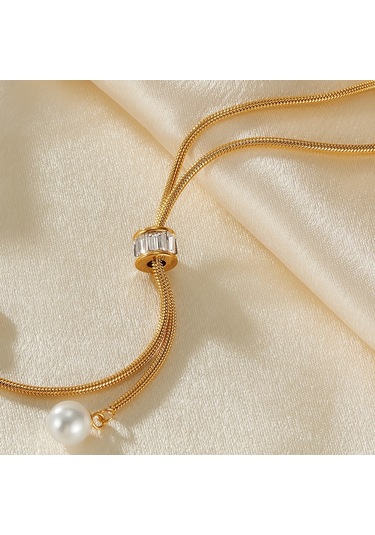 Sones Opk Gx2426 Basit Paslanmaz Çelik Çiçek İnci Kolye Püskül Kolye Çok Renkli